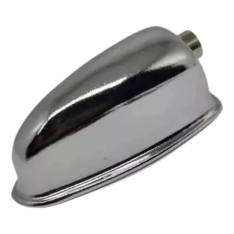 Canoa Tom Caixa Surdo Bateria Metal Cromada 19.6 / PR-PL01