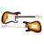 Guitarra Strato Vogga Sunburst Escudo Branco VCG601N SB - E! Musical
