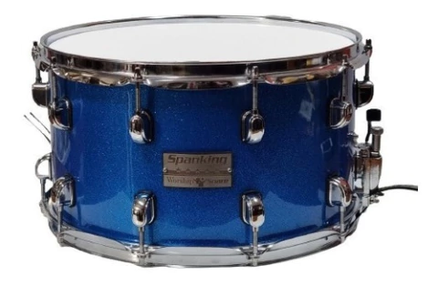 Caixa 14 X 8 Worship Blue Sparkle 10 Afinações Aro 2mm