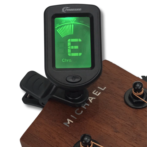 Afinador Digital Cromático Com Clip de Contato Tennessee
