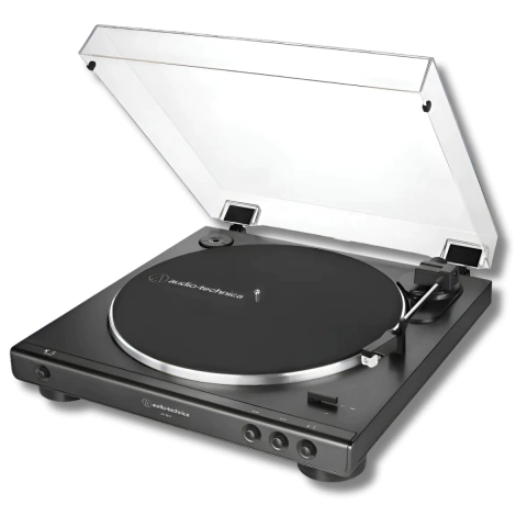 Toca Discos Audio Technica Automático AT-LP60X-BK-C Preto