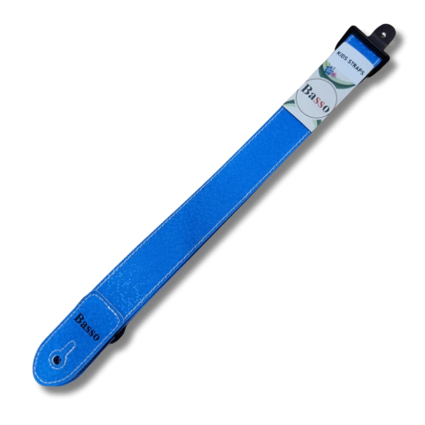 Correia Basso Sintético SF194 KD 4cm Azul Claro Holográfico
