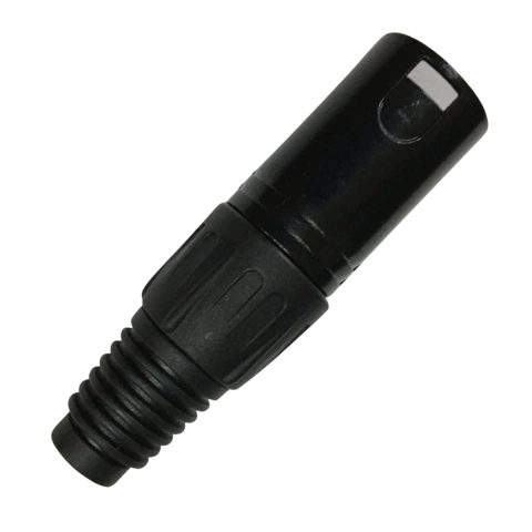 Plug XLR Macho Profissional Preto Dreamer