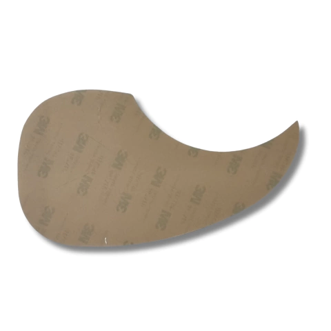 Escudo Violão Gota Boca Redonda Auto Adesivo Transparente