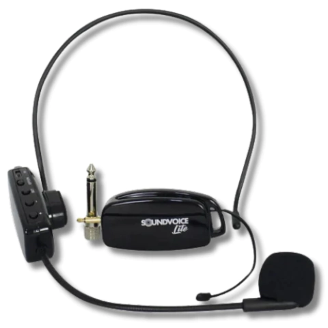 Microfone Sem Fio Instrumento Sopro Portátil MI10 Soundvoice Lite