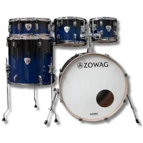Bateria Zowag Z4 Shell Pack 10/12/14/14/20 Birch Blue Fade