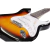 Imagem do Guitarra Strato Vogga Sunburst Escudo Branco VCG601N SB