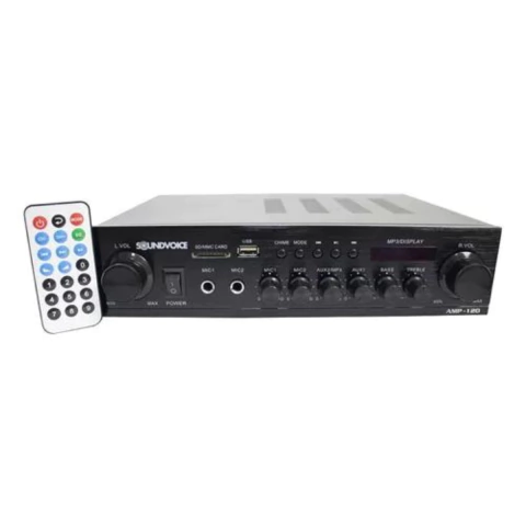 Amplificador de Som Ambiente 2 Canais AMP120 Soundvoice - comprar online