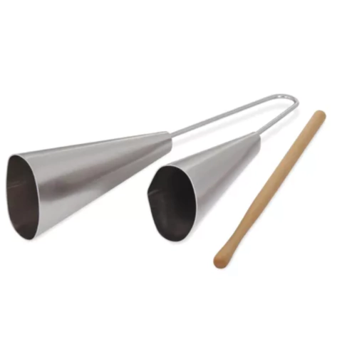 Agogo Duplo Grande Cromado Spanking