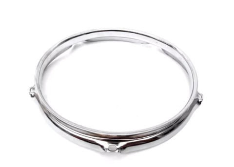 Aro 08" Power Hoop 2.3mm 5 Afinações Tom Bateria Rototom Cromo