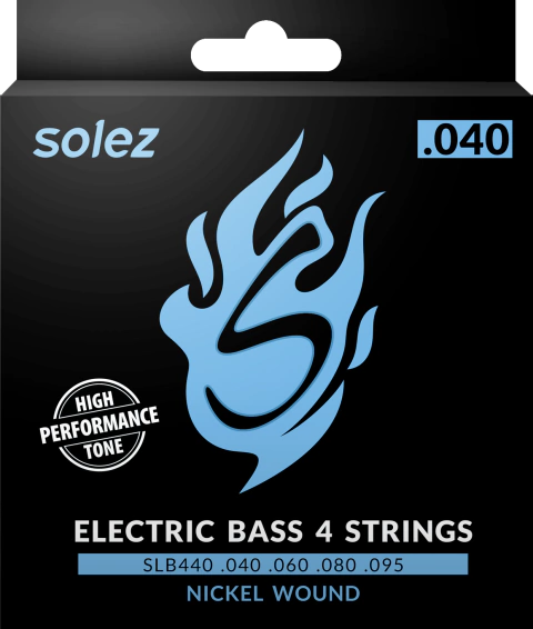 Encordoamento Baixo 4 cordas Solez .040 SLB440