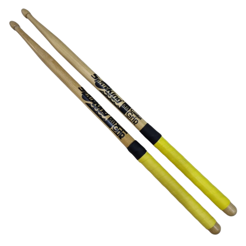 Baqueta 5B Ponta Madeira Comfort Grip Amarela Spanking