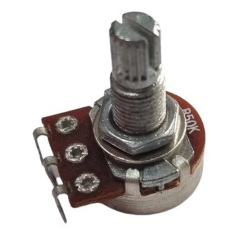 Potenciômetro 50K B L15 Eixo Curto Sem Chave 16mm