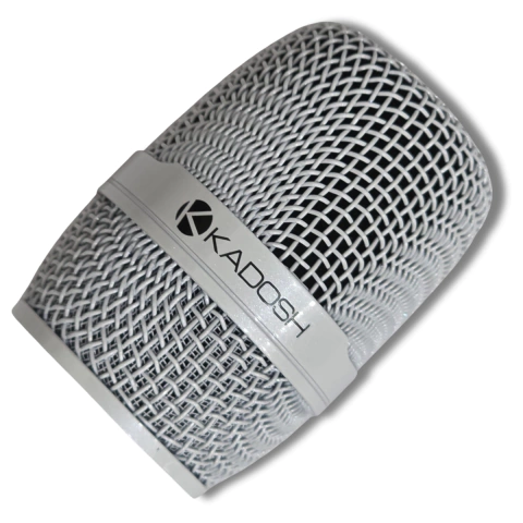 Globo Microfone Rosca 34mm Alt 70mm Branco K1201/1202 Kadosh