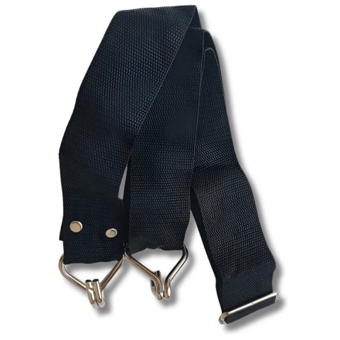 Alça Talabarte Dente de Coelho Preto Duplo Liverpool