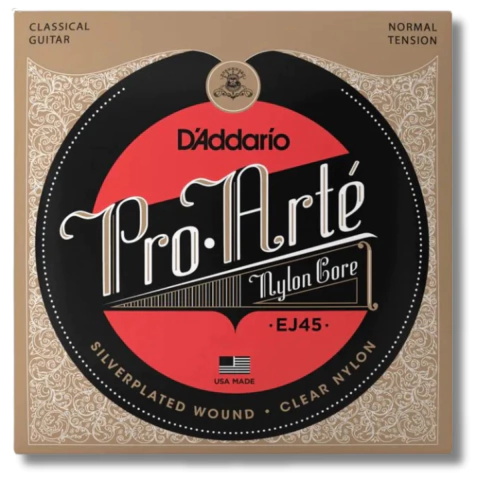 Encordoamento Violão Nylon Pro Arté Tensão Média Daddario EJ45