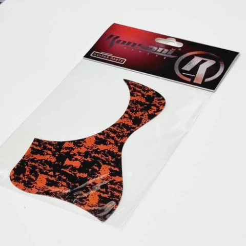 Escudo Para Violão Boca Oval Shell Alaranjado Ronsani