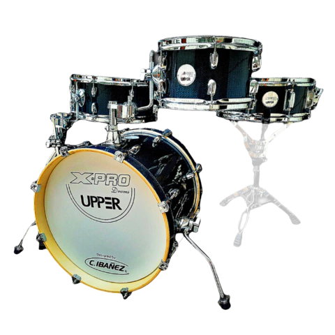 Bateria X-Pro Upper Compact Sparkle Bumbo 16 Shell Pack Azul