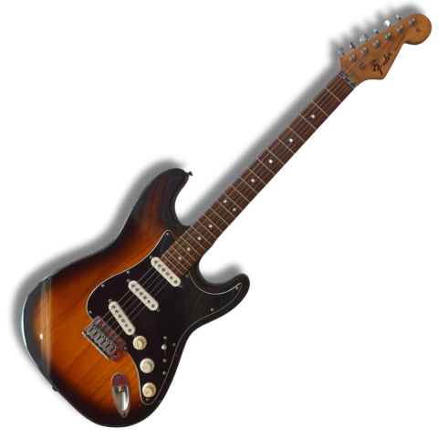 Guitarra Fender Réplica Sunburst Usada