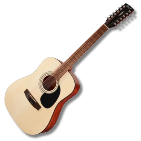 Violão Aço Elétrico 12 Cordas Cort AD81012E OP Natural Fosco