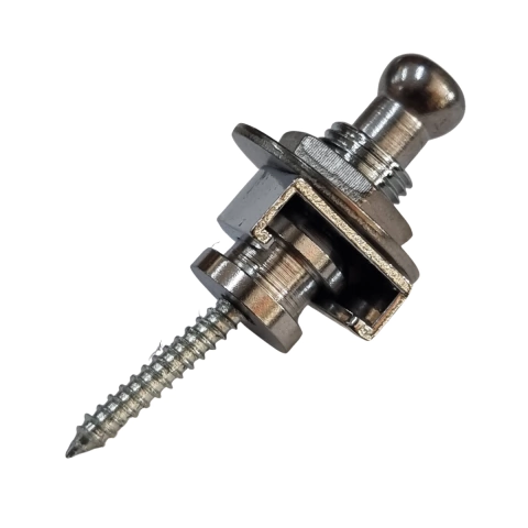 Roldana Strap Lock Cromada Guitarra Violão Baixo Unidade