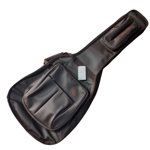 Bag Violão Folk Prime Couro Ecológico Marron Working Bag