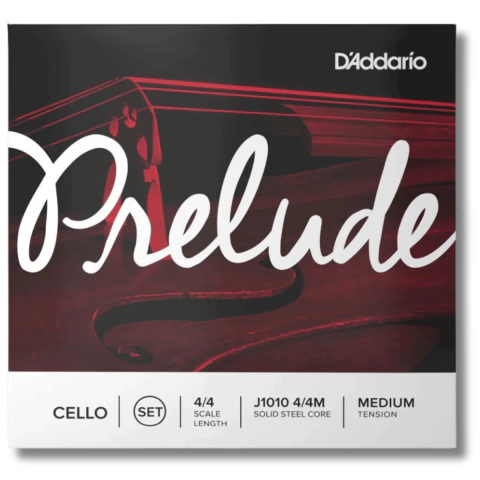 Encordoamento Violoncelo Tensão Média D'Addario Prelude 4/4M