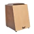 Cajón Elétrico Super Luxo Marrom Natural com Bongô Embutido TOK