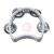Pandeiro Meia Lua Infantil - Branco - comprar online