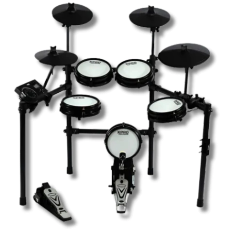 Bateria Eletrônica X-Pro ED500 Dual Mesh Head Bumbo Vertical