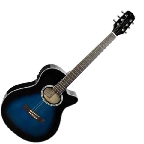 Violão Aço Elétrico Mini Jumbo Cutway Giannini GSF-1D CEQ DBB Azul