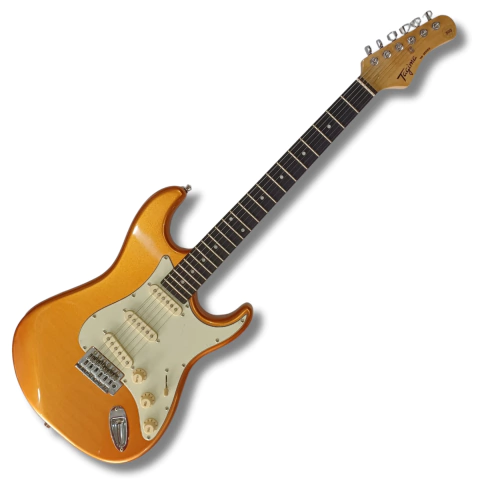 Guitarra Tagima Strato 3S Escala Escura TG500 MGY Dourada