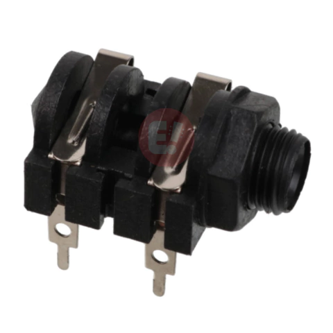 Jack P10 de Placa Painel J10 4 Pinos Circuito Fechado Preto