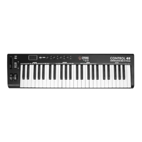 Teclado Musical Controlador Spring Control 49 Midi Usb 49 Teclas