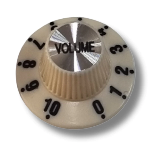 Knob Cream Guitarra Vintage Volume Creme - Unidade