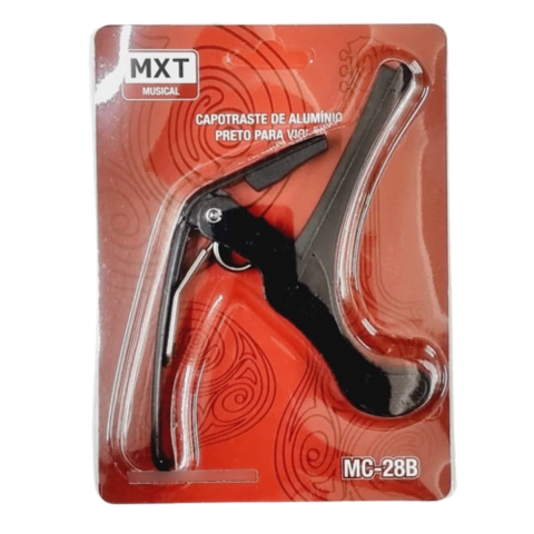 Capotraste Violão Nylon MC28G MXT Alumínio Preto