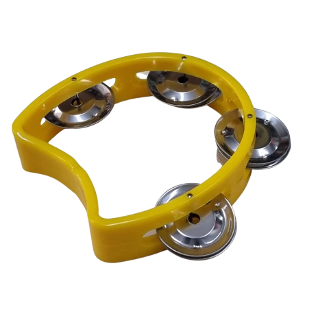 Pandeiro Meia Lua Infantil - Amarelo