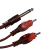 Cabo 2 RCA + P10 Mono Vermelho Profissional 1,8m MXT - comprar online