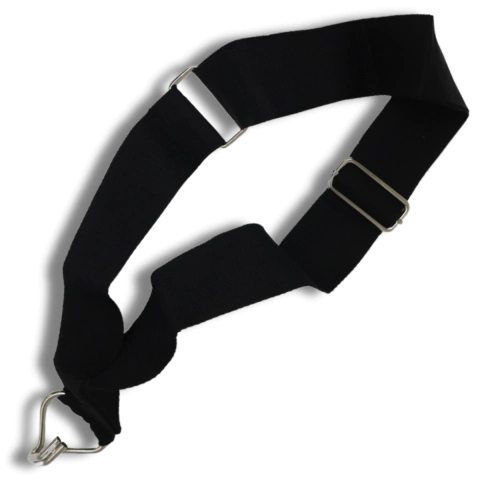 Alça Talabarte Dente de Coelho Preto Simples Liverpool