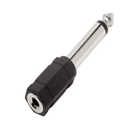 Adaptador P2 Fêmea Mono para P10 Macho Mono