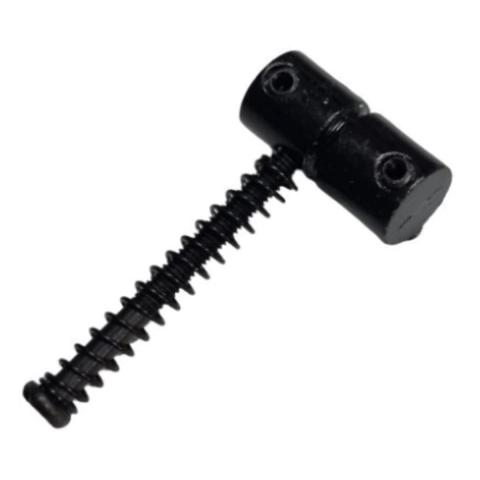 Saddle Ponte Baixo Vintage Metal Preto Unidade