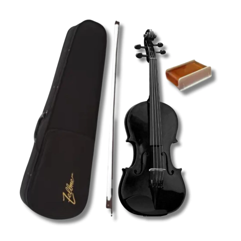 Violino 3/4 Madeira Black Completo Preto ZLM34BV Zelmer