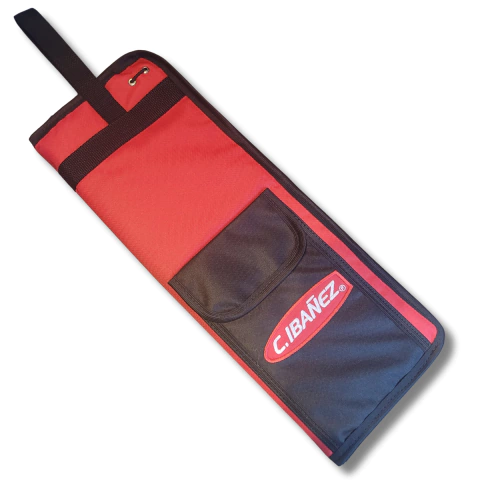 Bag Baquetas C. Ibanez Spirit Bag Preta e Vermelha Nylon 600