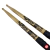 Baqueta 5B Pro Grip Preta Ponta Madeira Natural na internet