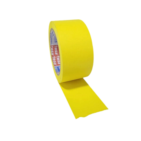 Fita Crepe Amarela Profissional 48mm X 40m Tesa