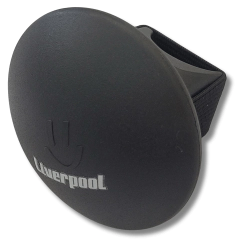 Ganzá de Dedo Prático ABS Preto Liverpool