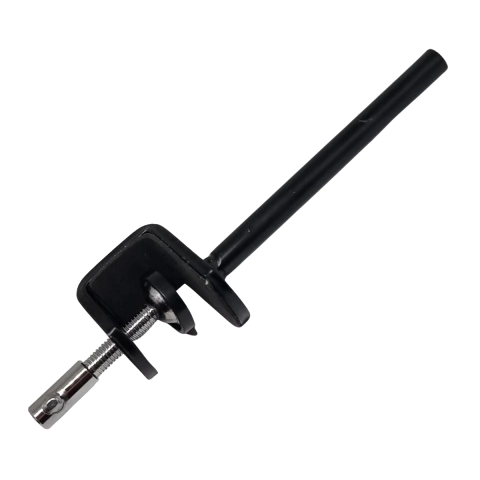 Clamp Suporte Cowbell Metal Preto com Borracha p/ Aro Bumbo