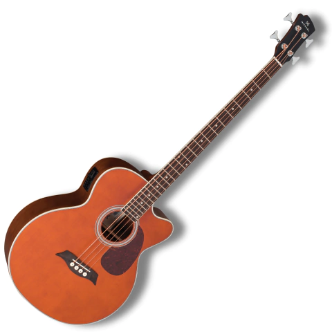 Baixolão Elétrico Michael 4 Cordas Jumbo Cutway BM401DT Fosco Satin Honey