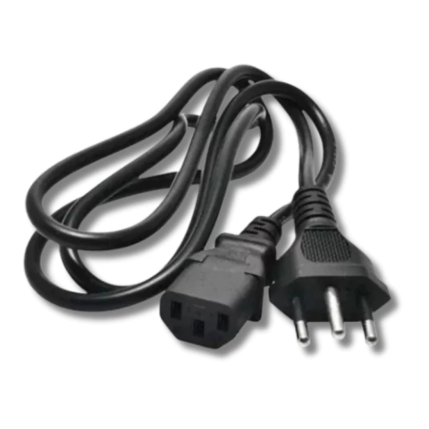 Cabo de Força AC Tripolar 5m 10a 3 x 0.75mm Pino 4mm MXT