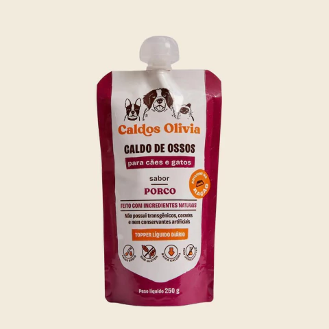 Caldo de Ossos Olivia Sabor Porco 250g